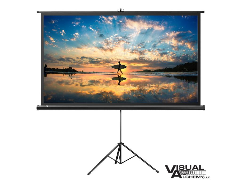 87x49 Tripod Projector Screen 38