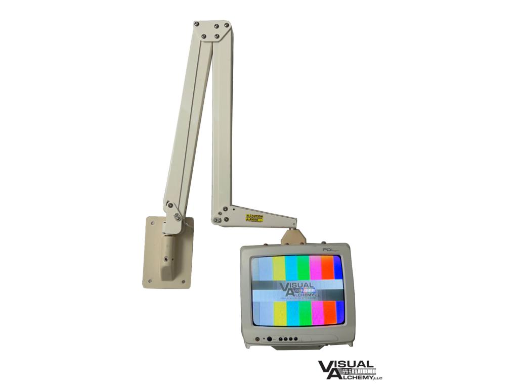 2001 14" PDI Z13TVB-ARM-M Retrofitted Hospital Room TV With Arm
