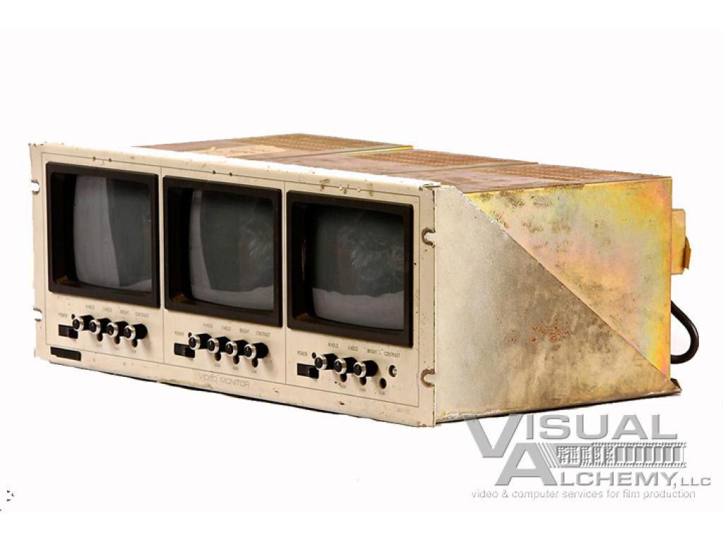 1975 5.8" Panasonic WV-763 (3x5in) Monitor Bank (B&W)