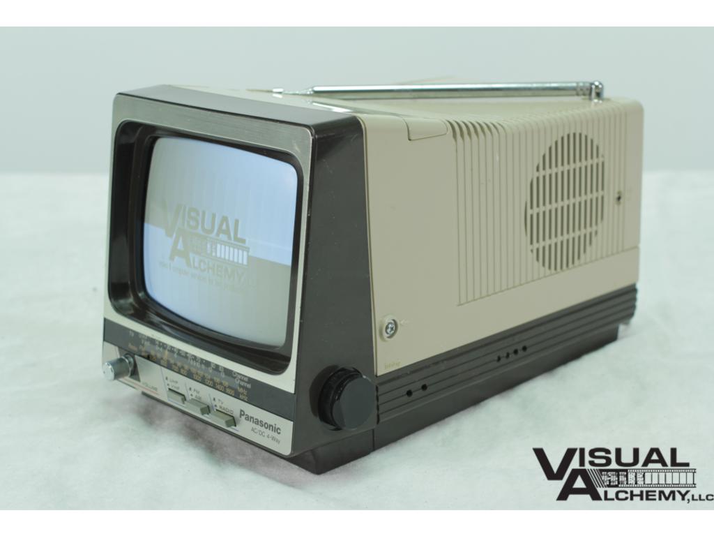 1984 5" Panasonic TR-511T Portable TV/Radio