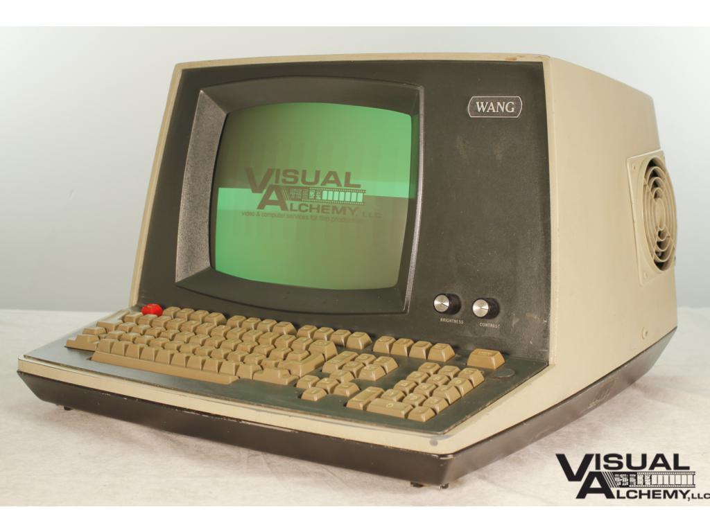 1977 11" Wang 5536-3 (Green Screen) Computer Terminal