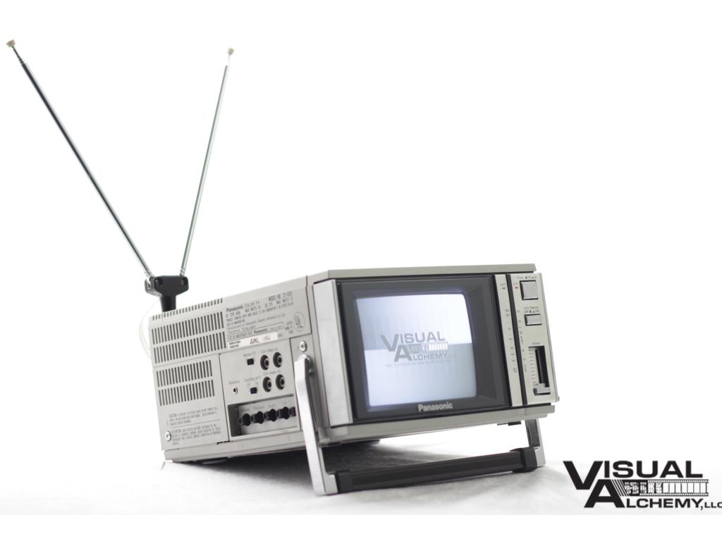 1983 5" Panasonic Electrotune Color AC/DC TV/Monitor CT-5511
