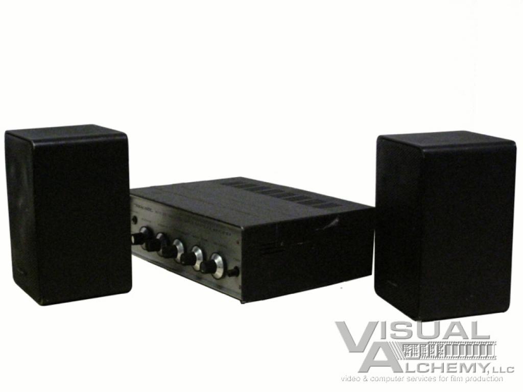 1980's Realistic Speakers & Amp