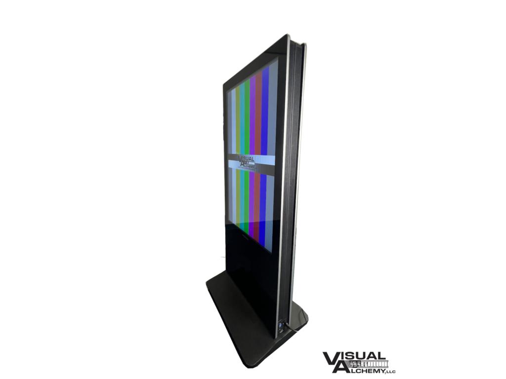 2019 55" Displays2go DGSNFSDS55 Double Sided Floor Standing Digital Signage Kiosk