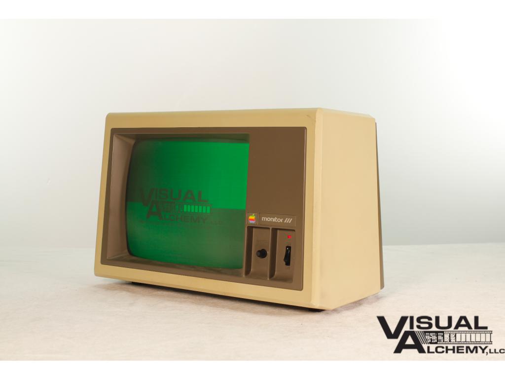 1982 12" Apple III A3M0039 (Green Screen) Computer Monitor