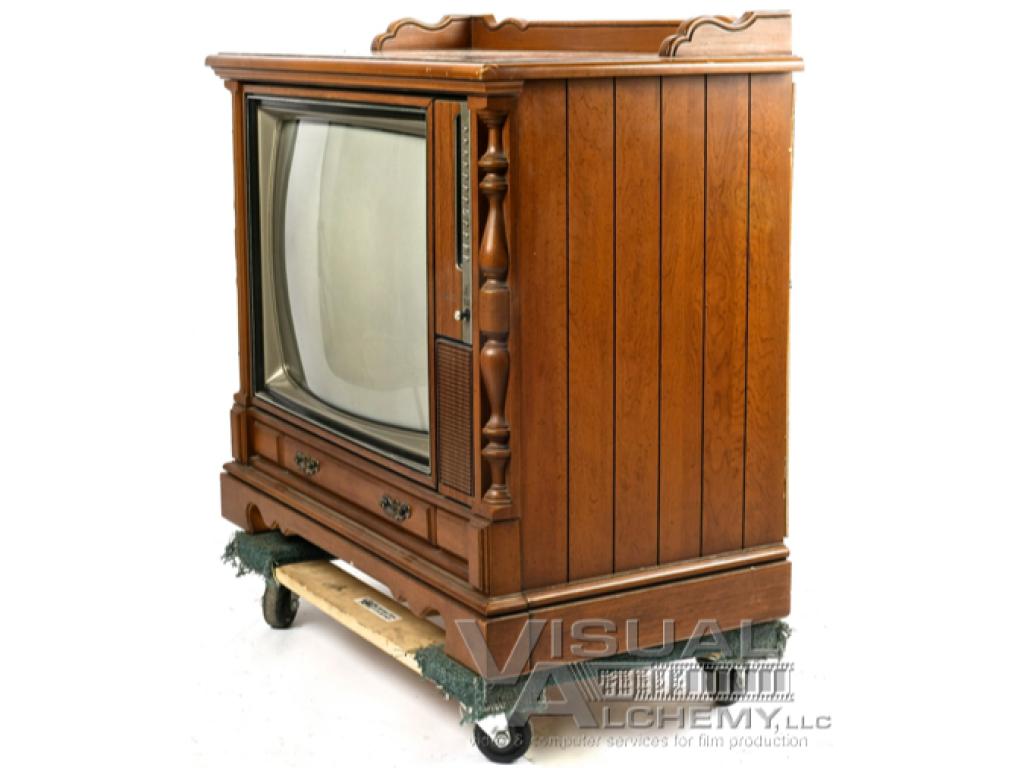 1981 25" Vintage Sears Wood Console