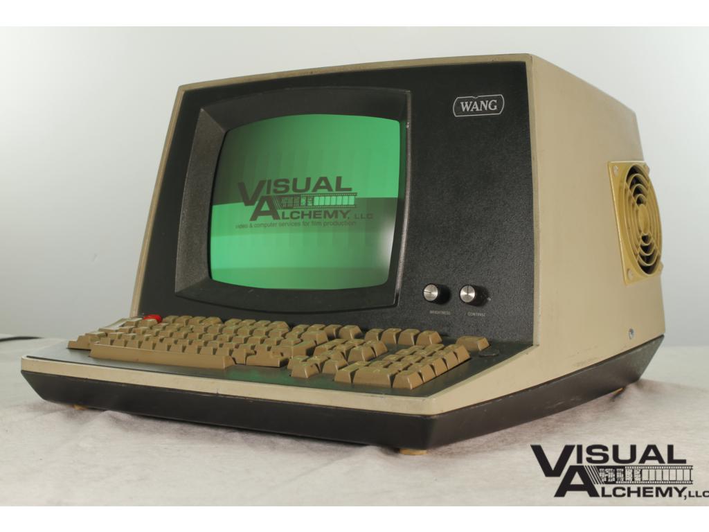 1983 11" Wang 5536-4 (Green Screen) Computer Terminal