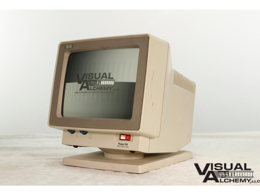 1993 9" IBM 4707 B&W Computer Monitor