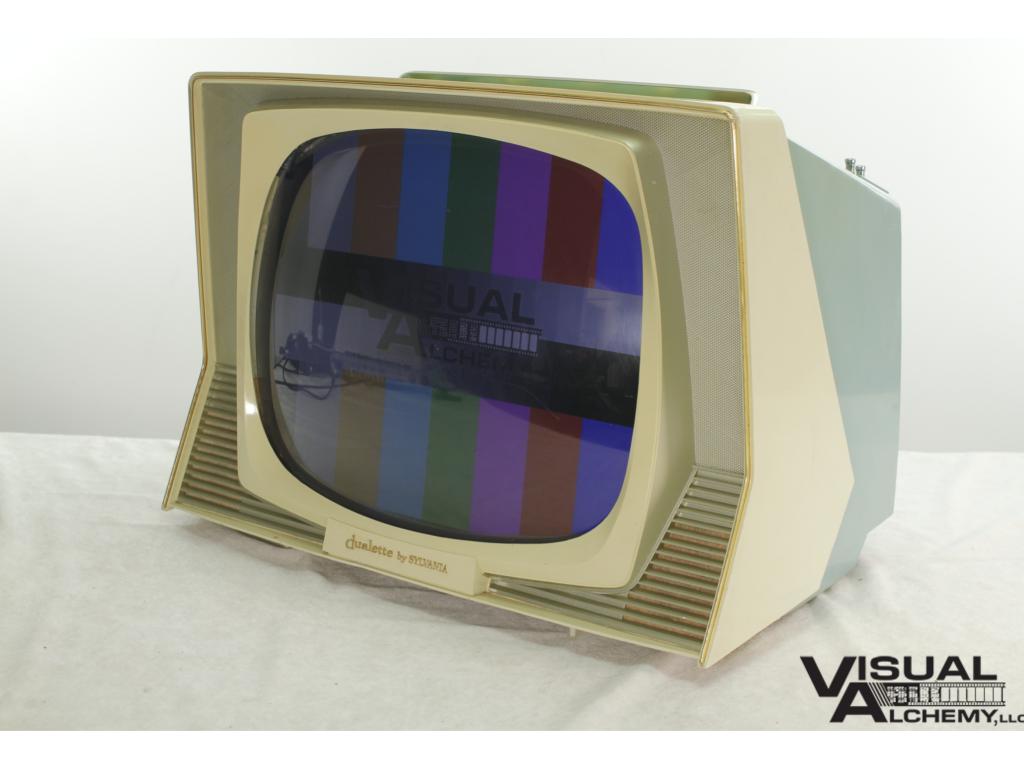 1959 17" Dualette by Sylvania 17D18T Retrofit TV