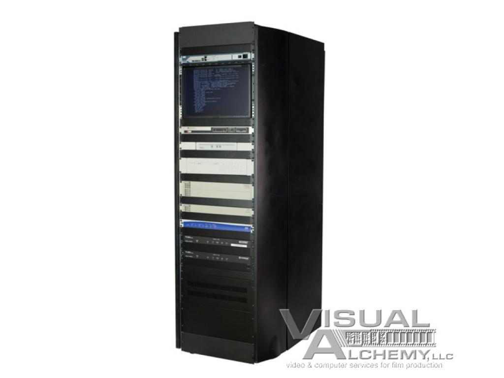 Short Black Server w/ Monitor 7