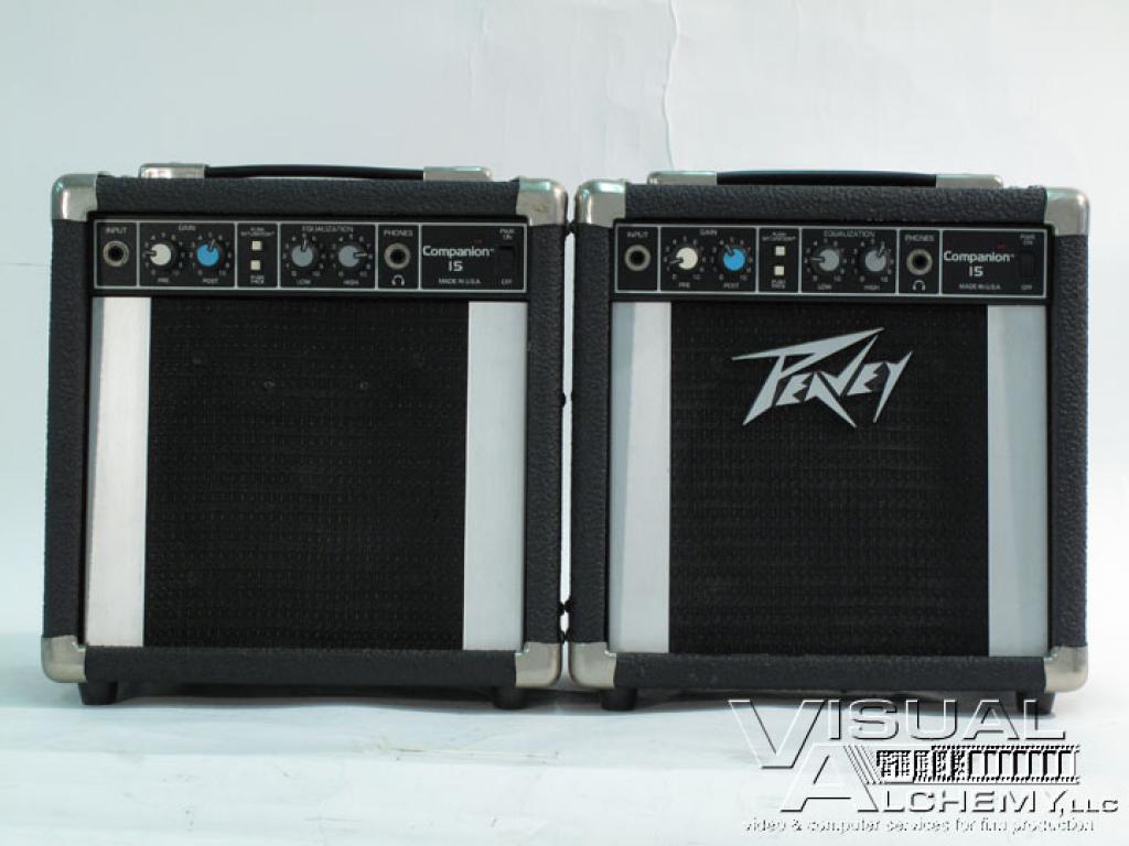 1987 Peavey Companion 15 Amp x 2