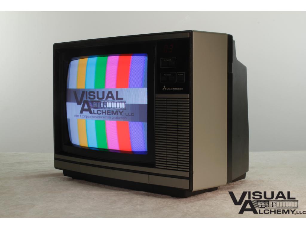 1987 13" Mitsubishi CS-1344R Color TV