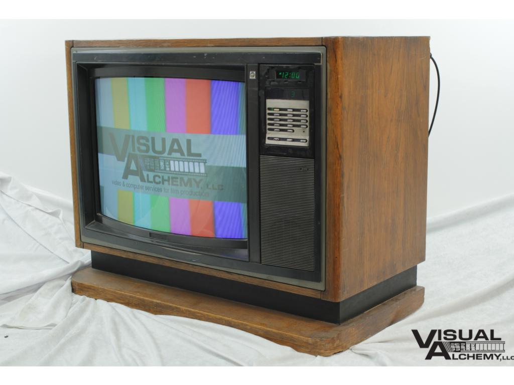 1980 26" Sony Trinitron KV2643 Wood Console