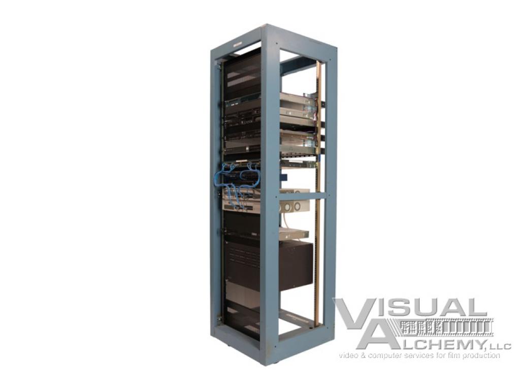 Programmable Blue Server Rack