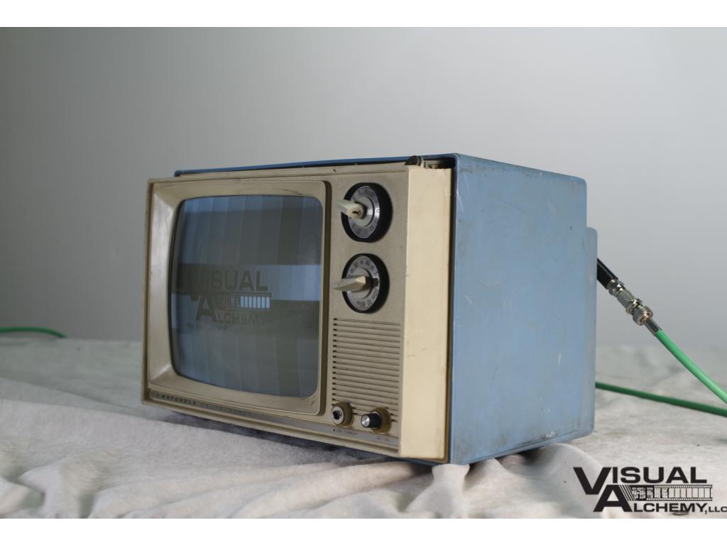 1960's 9" Motorola Solid State Black and White Portable TV