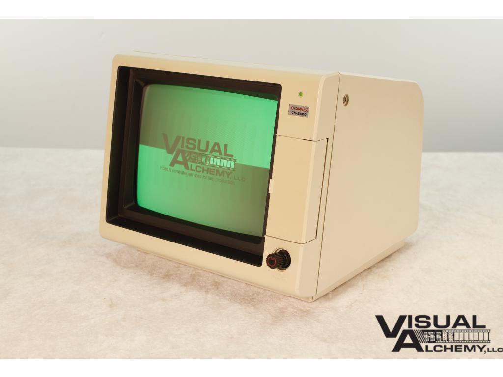 1983 9" Comrex CR-5400 (Green Screen) Computer Monitor