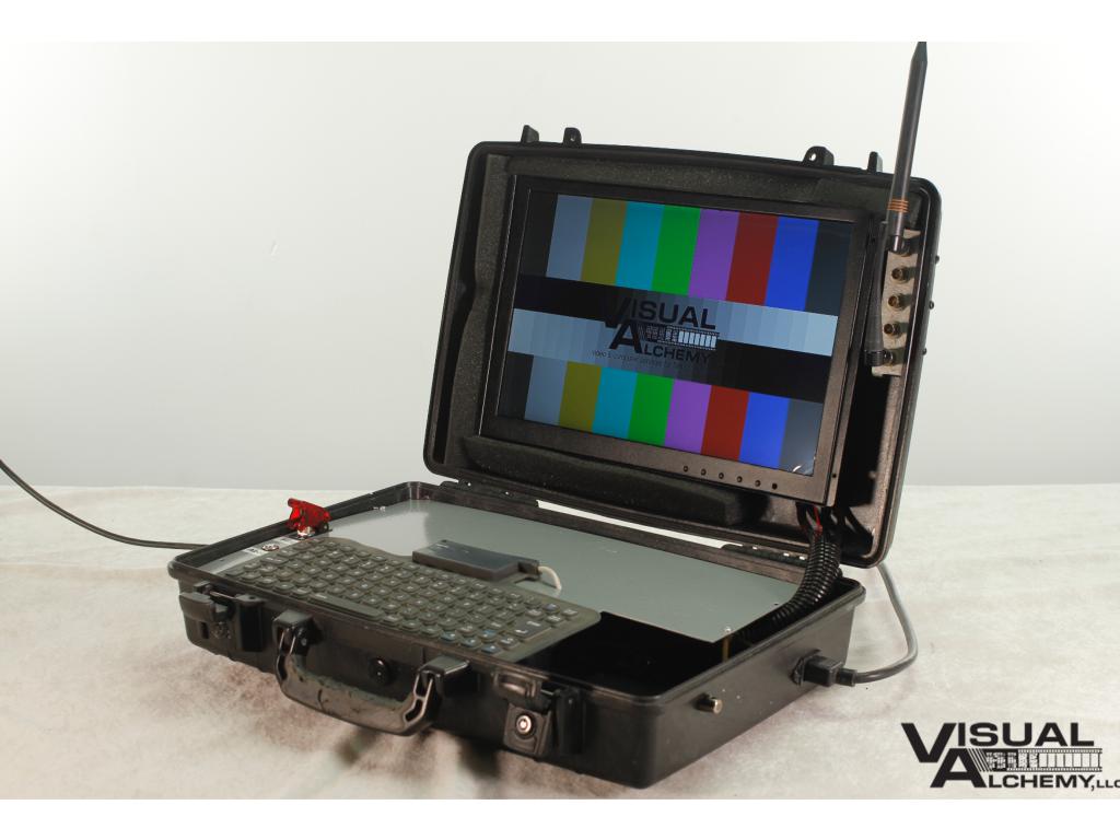Surveillance case with drone fire switch & abort button
