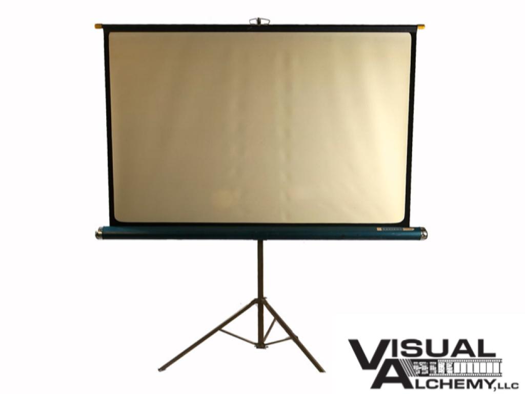 Radiant 3.5' x 4' Tripod Projector Screen