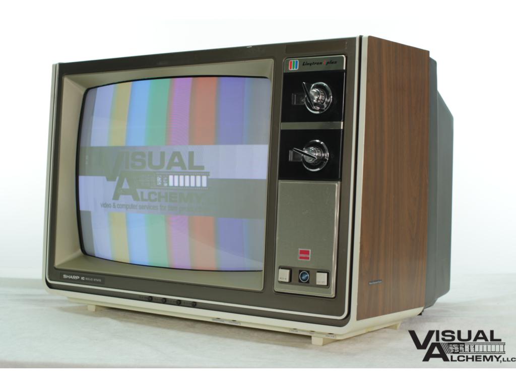 1976 19" Sharp 19A75 Color TV Receiver 17