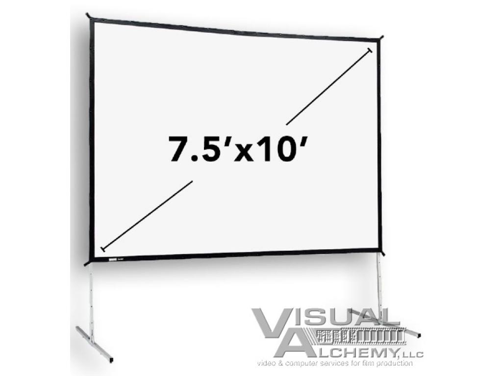 7.5' x 10.5' Draper Projection Screen