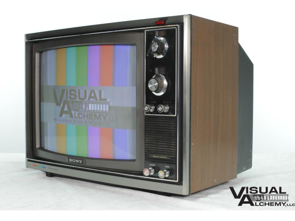 1972 17" Sony KV-1710 Trinitron Color TV 64