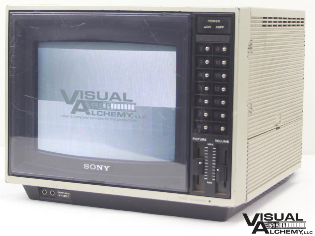 1982 8" Sony Trinitron TV KV-8100