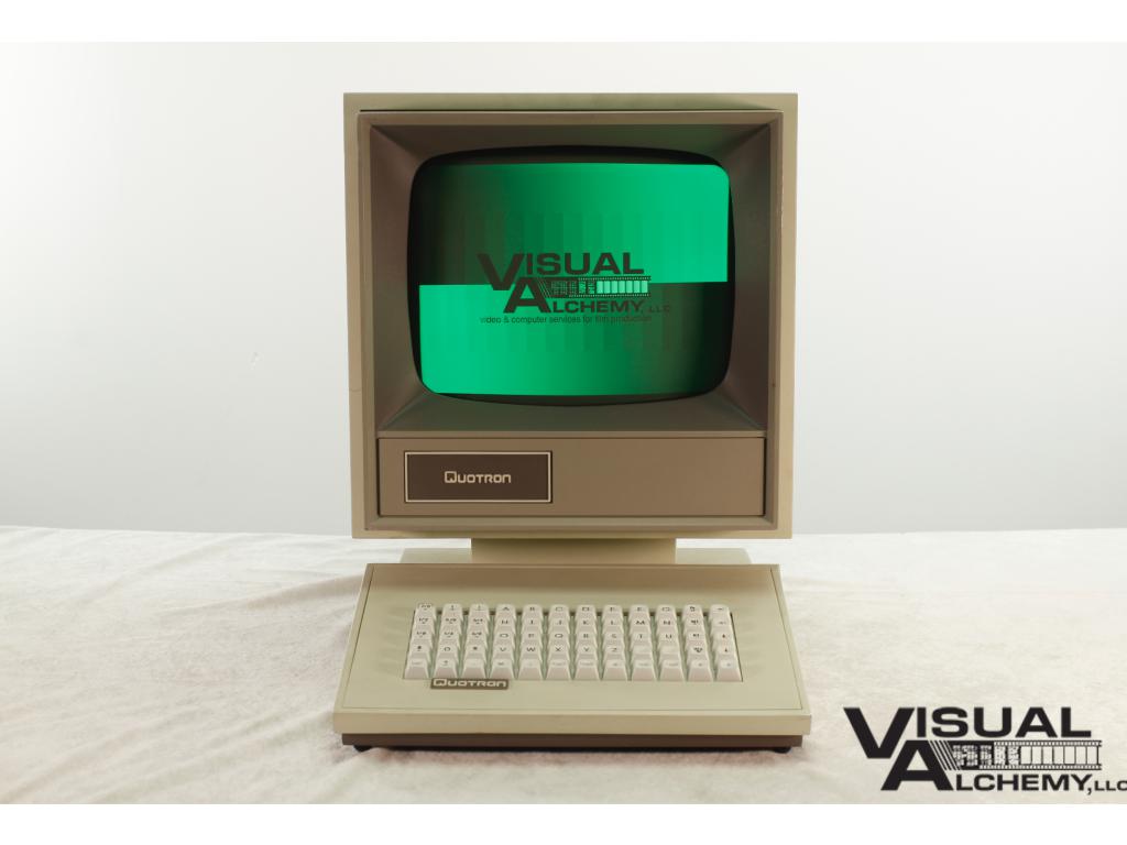 MID 1980's 12" Quotron (Green Screen) Computer Monitor