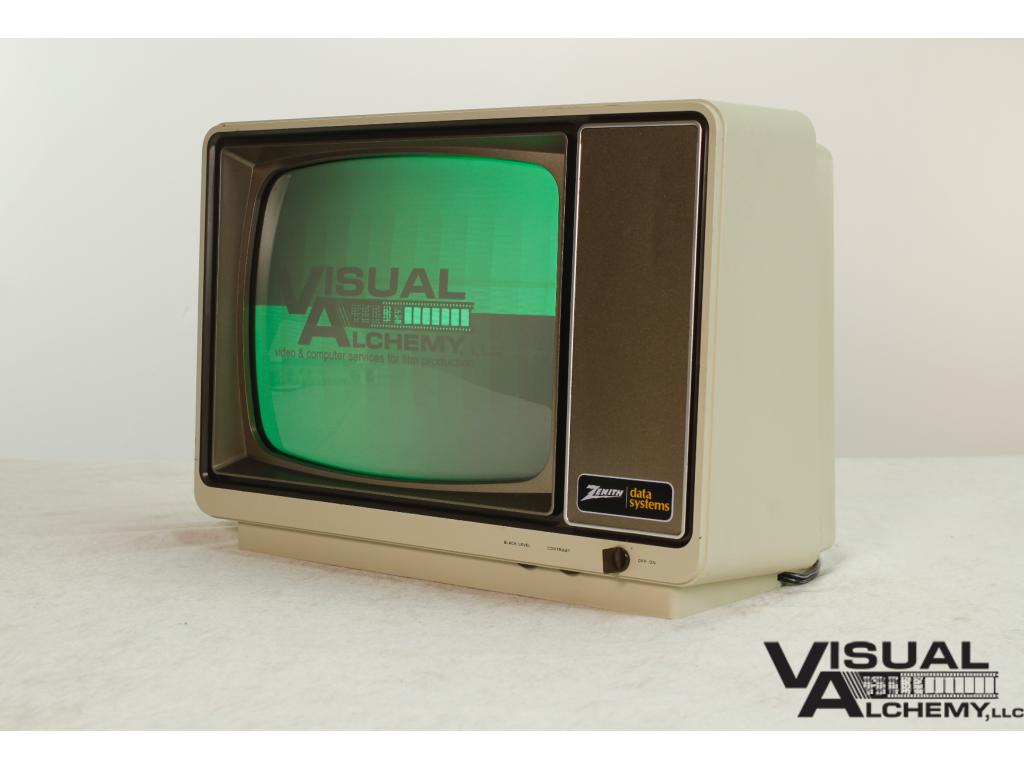 1981 12" Zenith Data Systems ZVM-121 (Green Screen) Computer Monitor