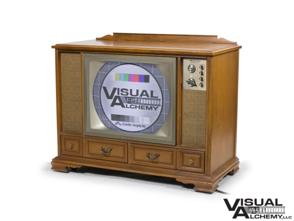 1965 20" Magnavox 10T548K Wood Console