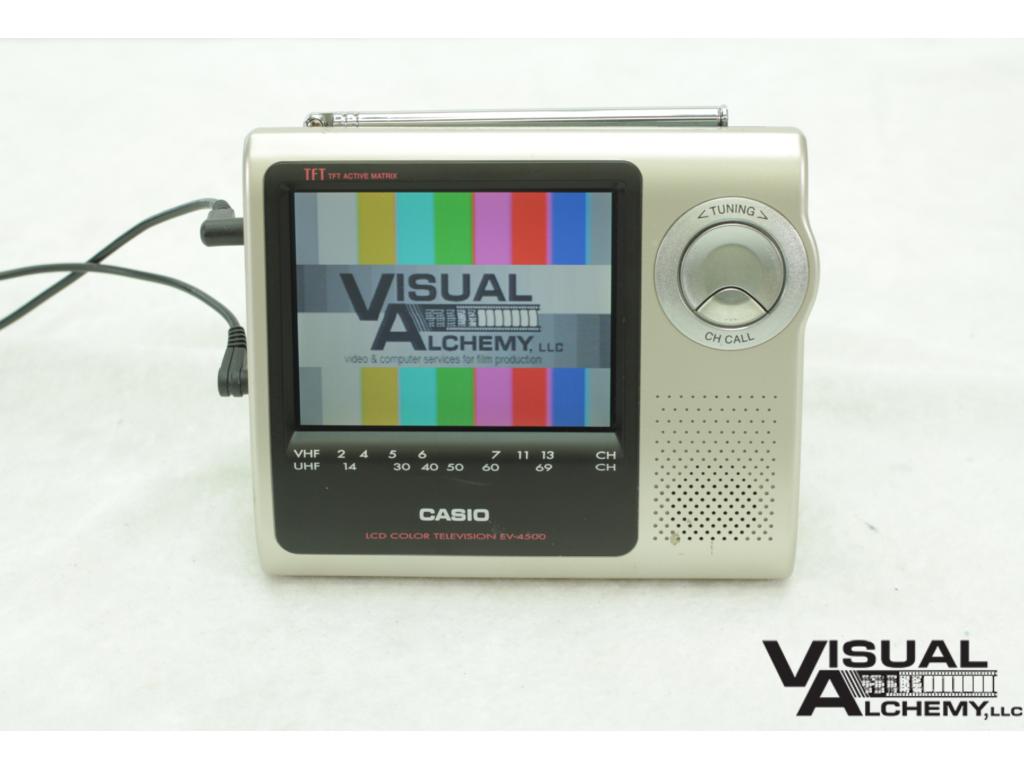 2003 4" Casio EV-4500B Portable Color TV