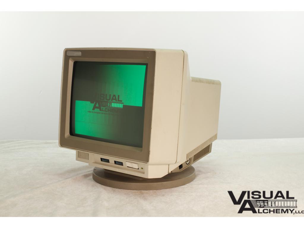 1989 12" IBM InfoWindow 3477 (Green Screen) Computer Terminal