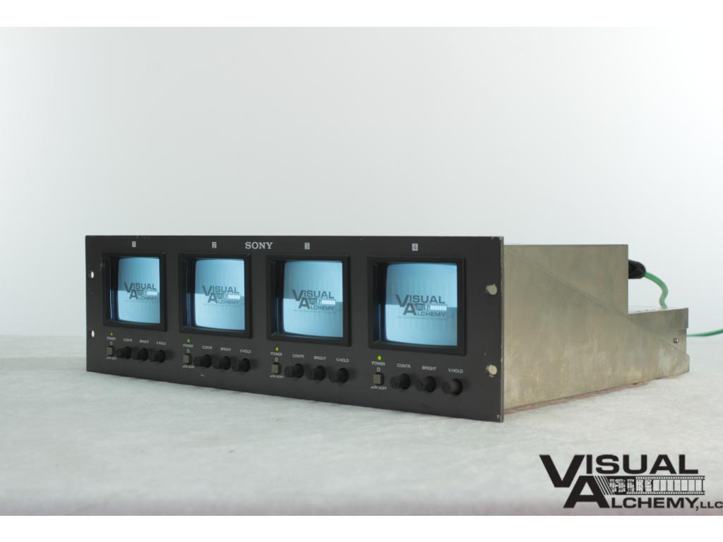 1999 4" Sony PVM-4B1U Quad Video Monitor