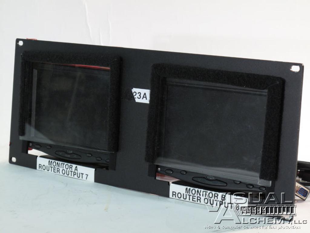 7" Lilliput Twin VGA Monitors 157