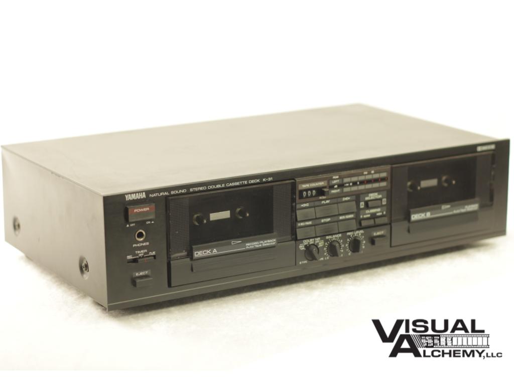 YAMAHA DOUBLE CASSETTE DECK K-31 107