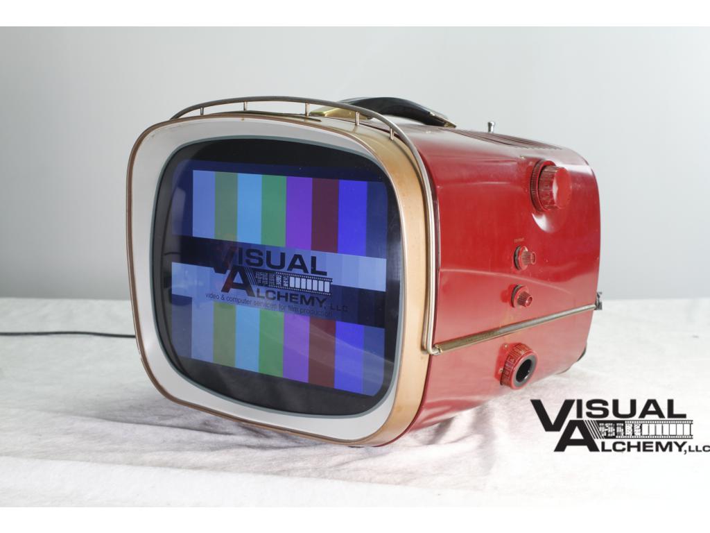 1958 13" RCA VICTOR DELUXE 14PD9033 Portable TV (Retrofit)