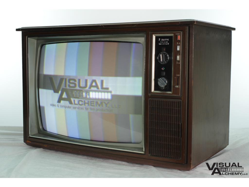 1978 25" Zenith ChromaColor 2 Wood Console